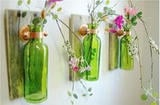 Using glass bottles and mason jars to decorate the world