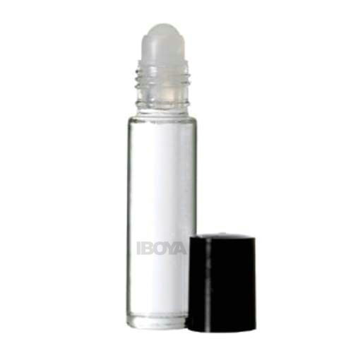 EMPTY GLASS ROLL ON BOTTLES 1/3 OZ 10ML